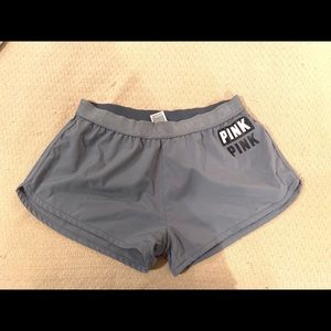 PINK Grey Running Shorts